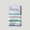Sosomoso Volume Line Pattern Shower Towel