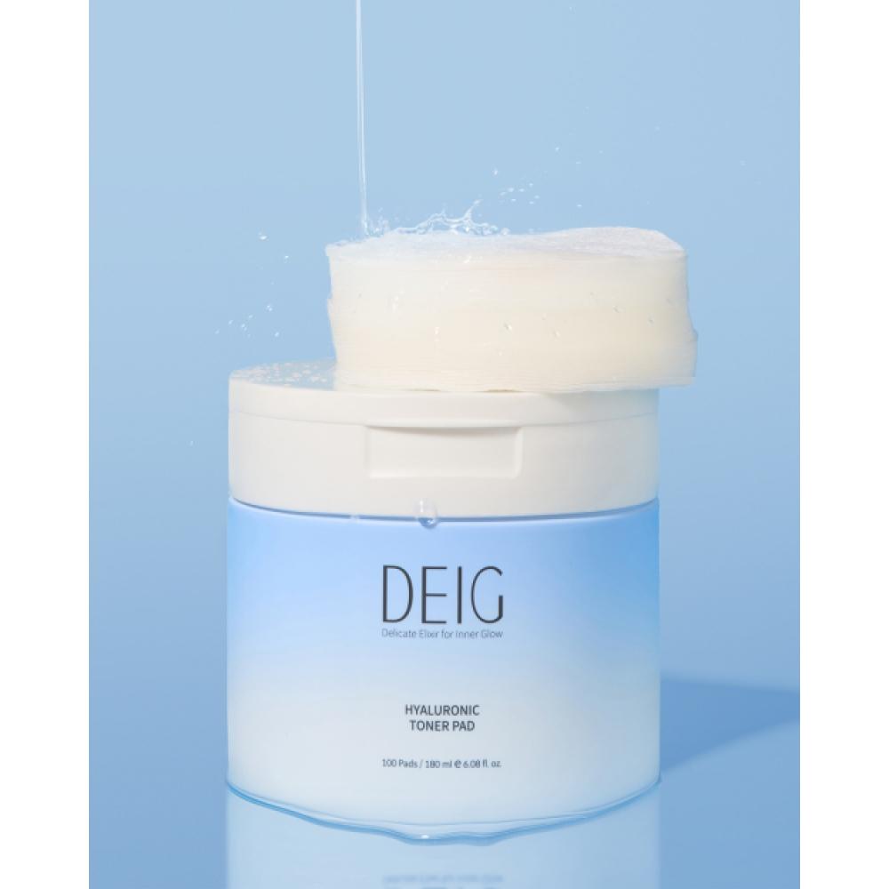 Deig Hyaluronic Toner Pad 100 Sheets 180ml NONE