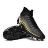 Sneakers Men's High Top Spikes Competition 47 Artificial Grass Large Size Foot Length Students Broken Nails Soccer Shoes Teens