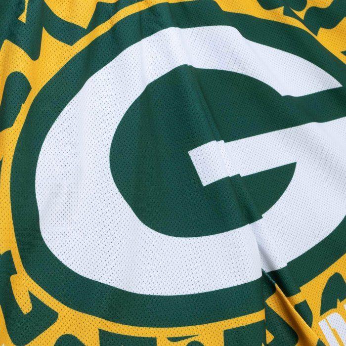 M&N Green Bay Packers JUMBOTRON Basketball Shorts