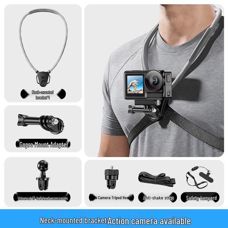 Magnetic Anti-Shake Phone Lanyard Chest Mount for First-Person Vlogging