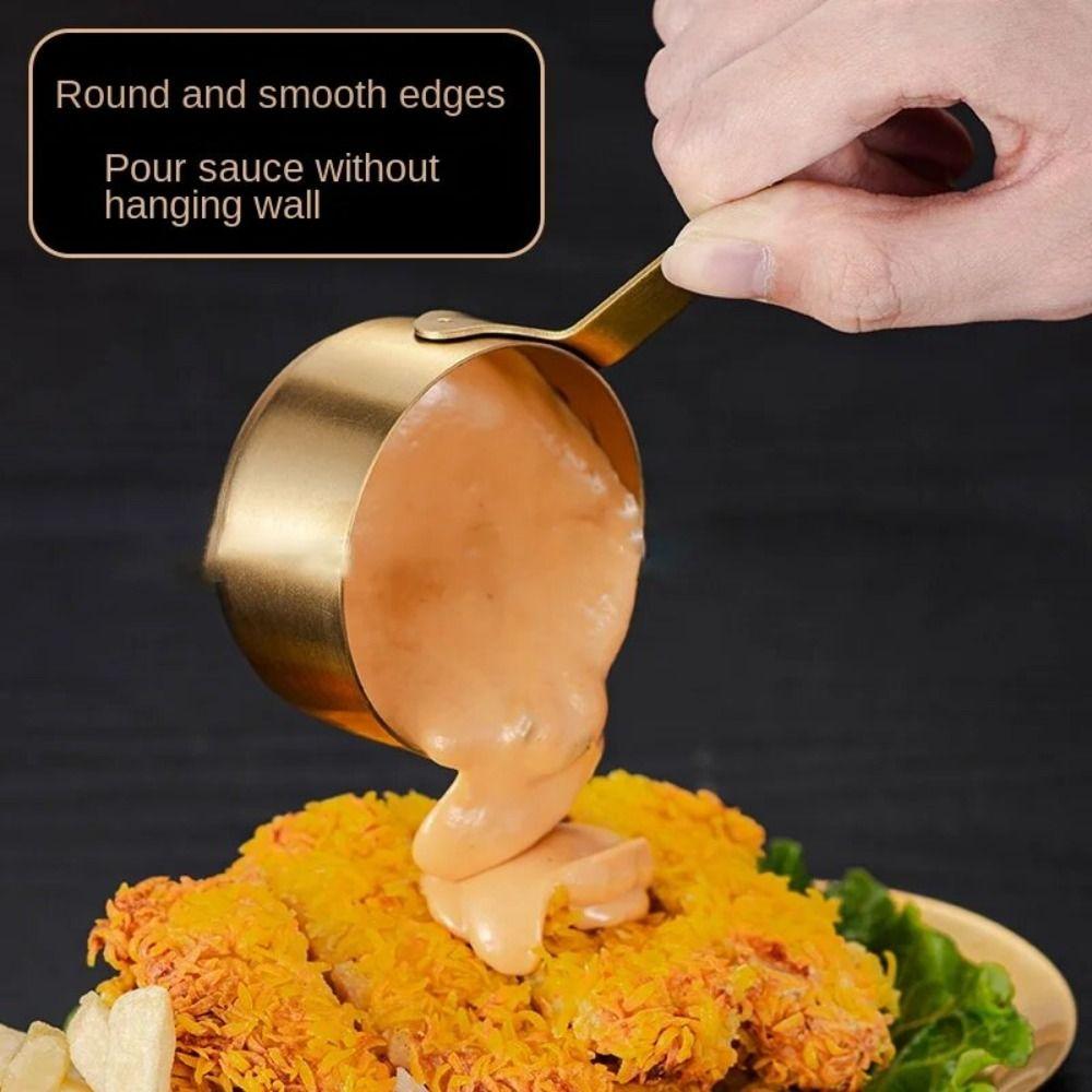 Tea Pan Mini Sauce Pan With Handle Sauce Dipping Bowl Frying Saucepan