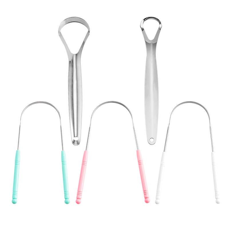 Stainless Steel Tongue Scraper and Cleaner - Oral Cleaning Tool