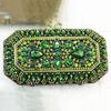 WHTUOHENG Borsa Bianca Grande Strass Metallo Dorato Diamante Cristallo Borsa da Matrimonio Moda Mini Ragazza Telefono Pochette da Sera Borse