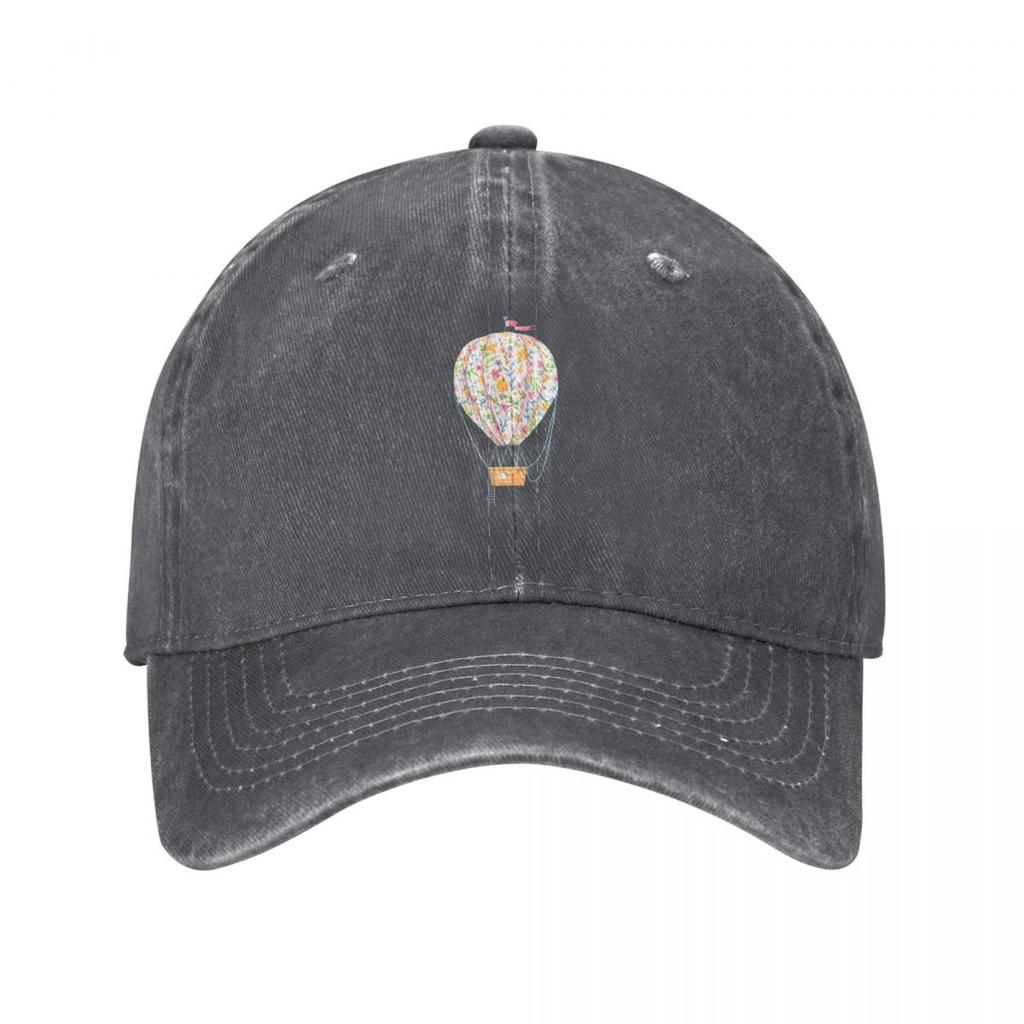 Floral Pattern Hot Air Balloon Baseball Cap Rave Sunscreen New Hat F Luxury Women Unisexs