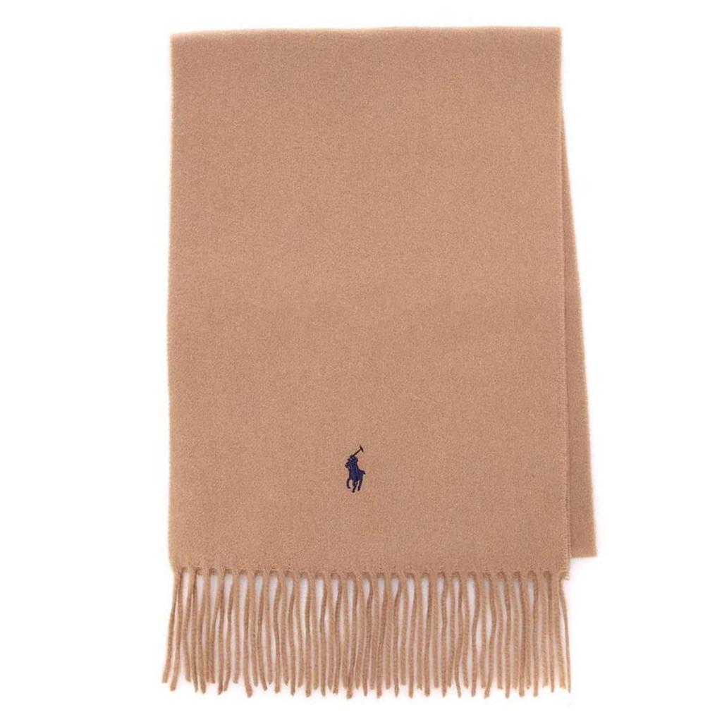 Polo Ralph Lauren Recycled Wool Muffler PC0476 Honey Brown Free Shipping (220)