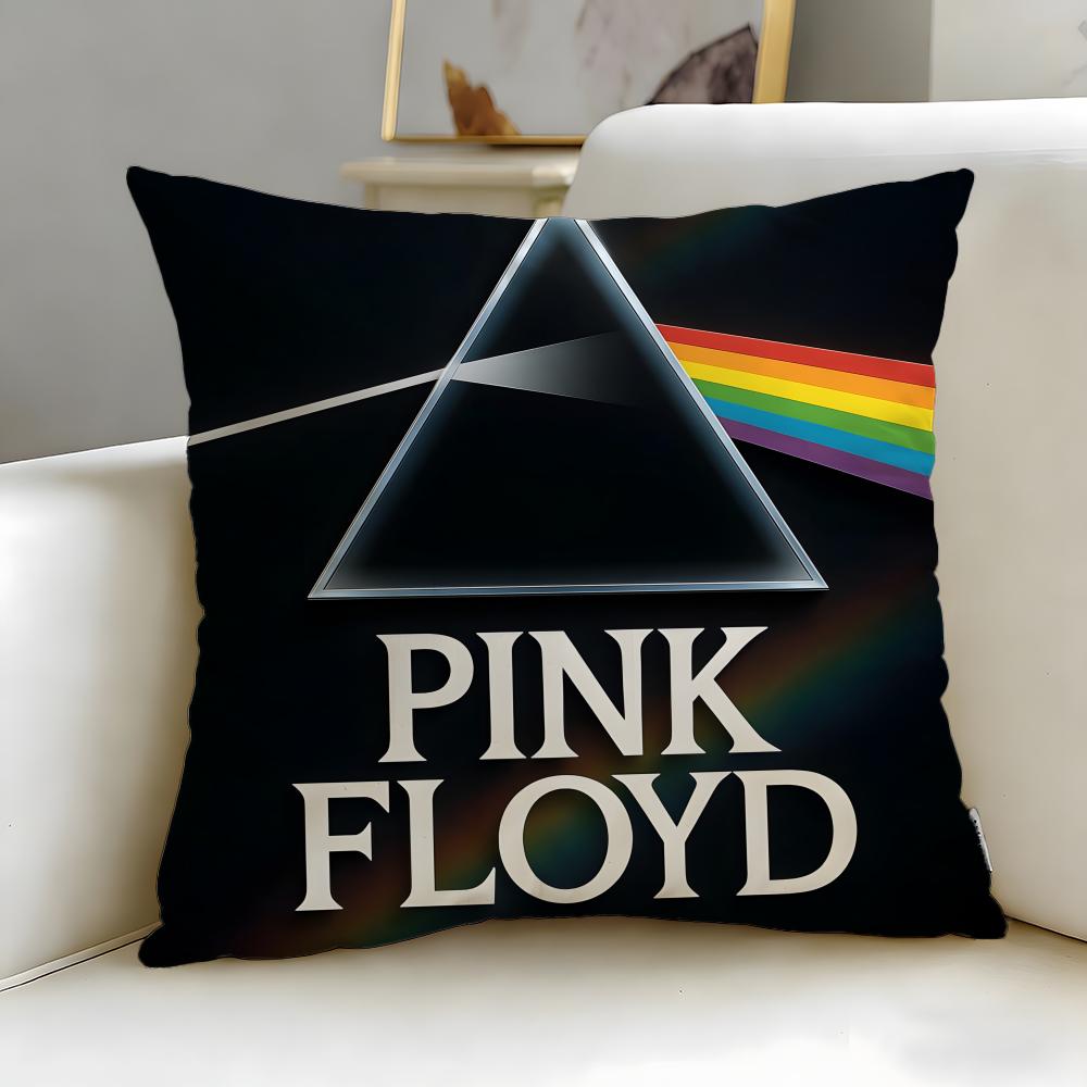 classic band Pink Floyd Cushion Cover Soft  EasyWash Pillow Case  Versatile for Couch Bed Travel and Office