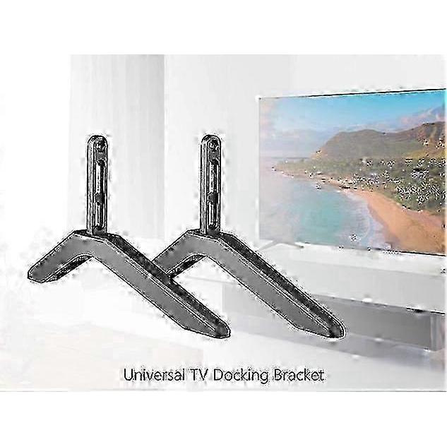 Vervangende TV-poten Samsung, Eenvoudig te installeren Universele TV-standaarden Met Super Stabiele Antislip Pads Voor Ruimtebesparende TV-basisstandaard In Zwart 346 Editie