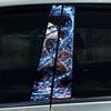 1/2X Demon Anime Boy Car Center Pillar Sticker B Pillar Protective Film Decoration