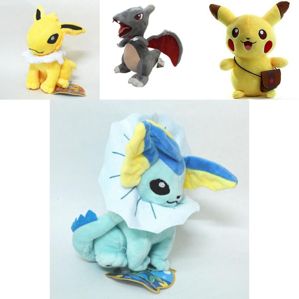 Pokemon Go Pikachu Eevee Squirtle Pelúcia Brinquedo de Pelúcia Macio e Adorável Bonecos de Pelúcia Para Crianças Decoração Perfeita para Quarto