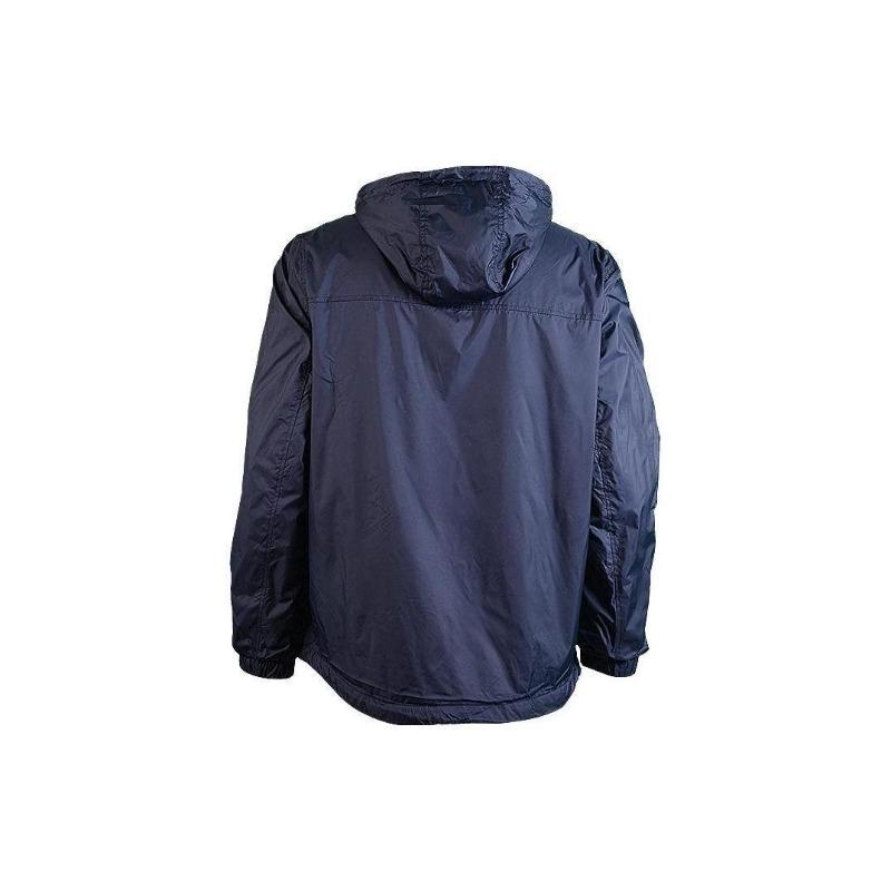 CALVIN KLEIN Solid Hooded Windproof Waterproof Structured Drawstring Waist Techwear Jacket Men CM234687-NVY