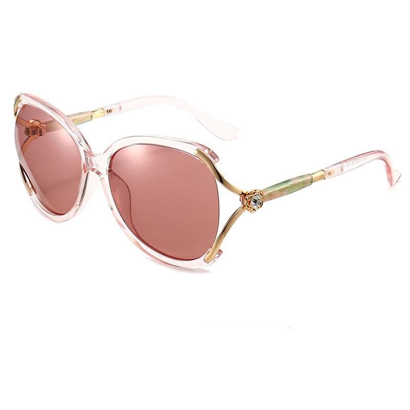 2026 Fashion High -End Women's Polarized Sunglasses Oversize Mode Retro Sunglasses Glasses Outdoor Sun Protection UV Protection