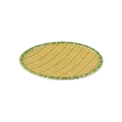 Imitation Bamboo Weaving Hot Pot Vegetable Plate Multiple Styles Green Vegetable Fruit Tray Melamine Barbecue Plate Restaurant
