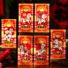 6pcs Traditional Lucky Money Envelopes 2026 Horse Year Red Pocket Money Bag  Marriage Ceremony