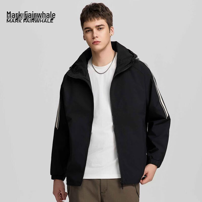 

Mark Fairwhale Men s Autumn Casual Hooded Jacket XL