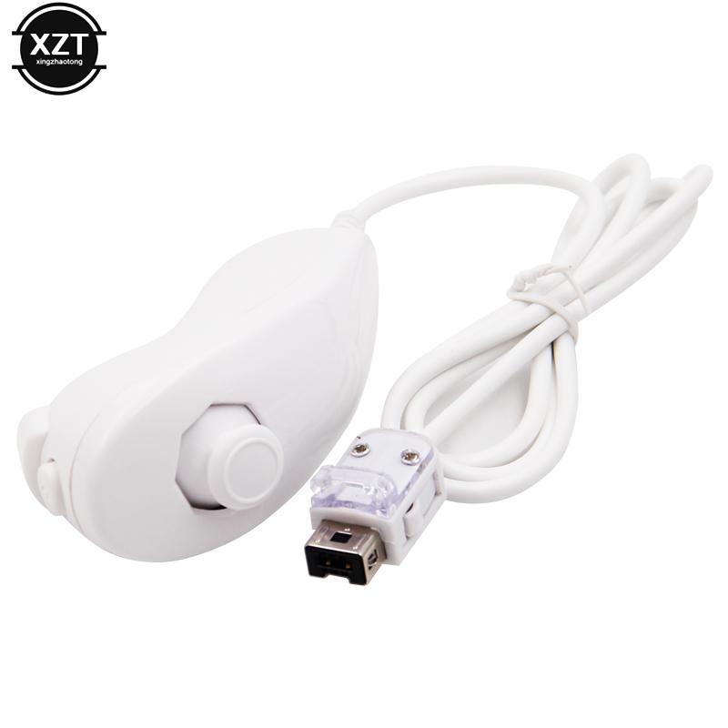 Wired Nunchuck For Nintendo WIIU/WII Game Controller Hand Curved Game Handle Controller Nunchuk Tool For Wii Gamepad Accessories 5