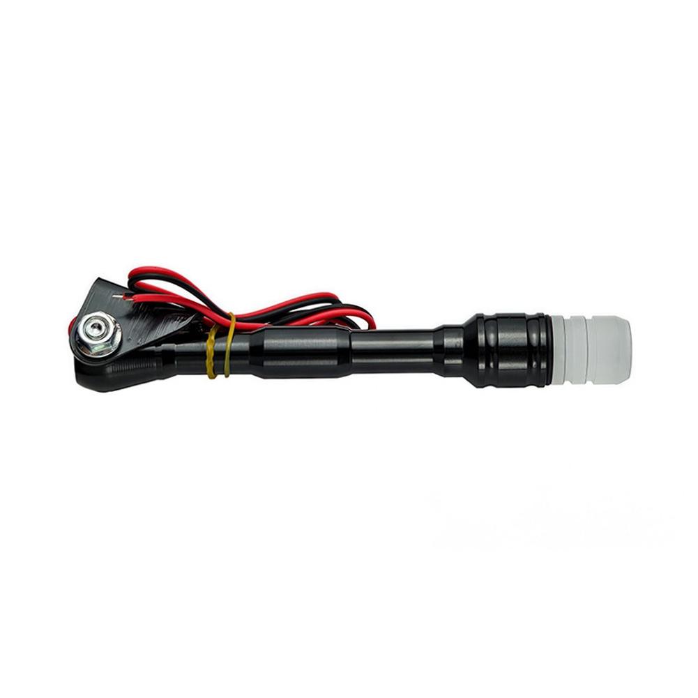 

CNC Aluminum Motorcycle Antenna with Built in LED Light Designed for General Fit Across Motorcycle Models and Functional