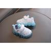 Kids Light Up Heart Pattern Korean Style Sports Sneakers For Boys And Girls