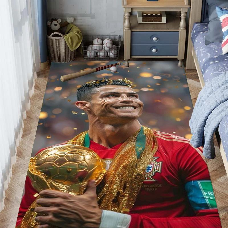 Dynamic Soccer Action carpet printing Doormat Bathroom mat Office chair cushion Art