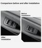 For Tesla Model YL 2025 2026 Only Fit Left Rudder Car Glass Lift Switch Panel Door Armrest Lift Control Trim Cover Accessories