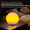 Ball-shaped Wireless Remote Control Night Light Outdoor Camping Atmosphere Light USB Camping Lamp Bedside Sunset Lamp