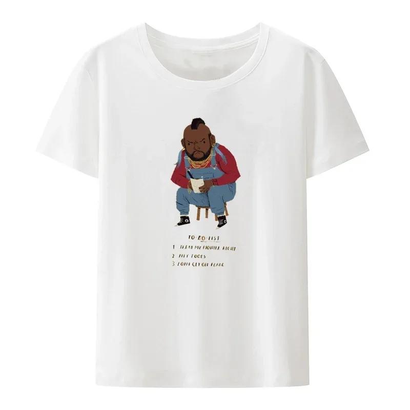 Funny Tee Tops No Balance T-Shirt  Novelty Comfortable Roupas Graphic Printed Clothes Men Clothing Creative Graphic T Shirts