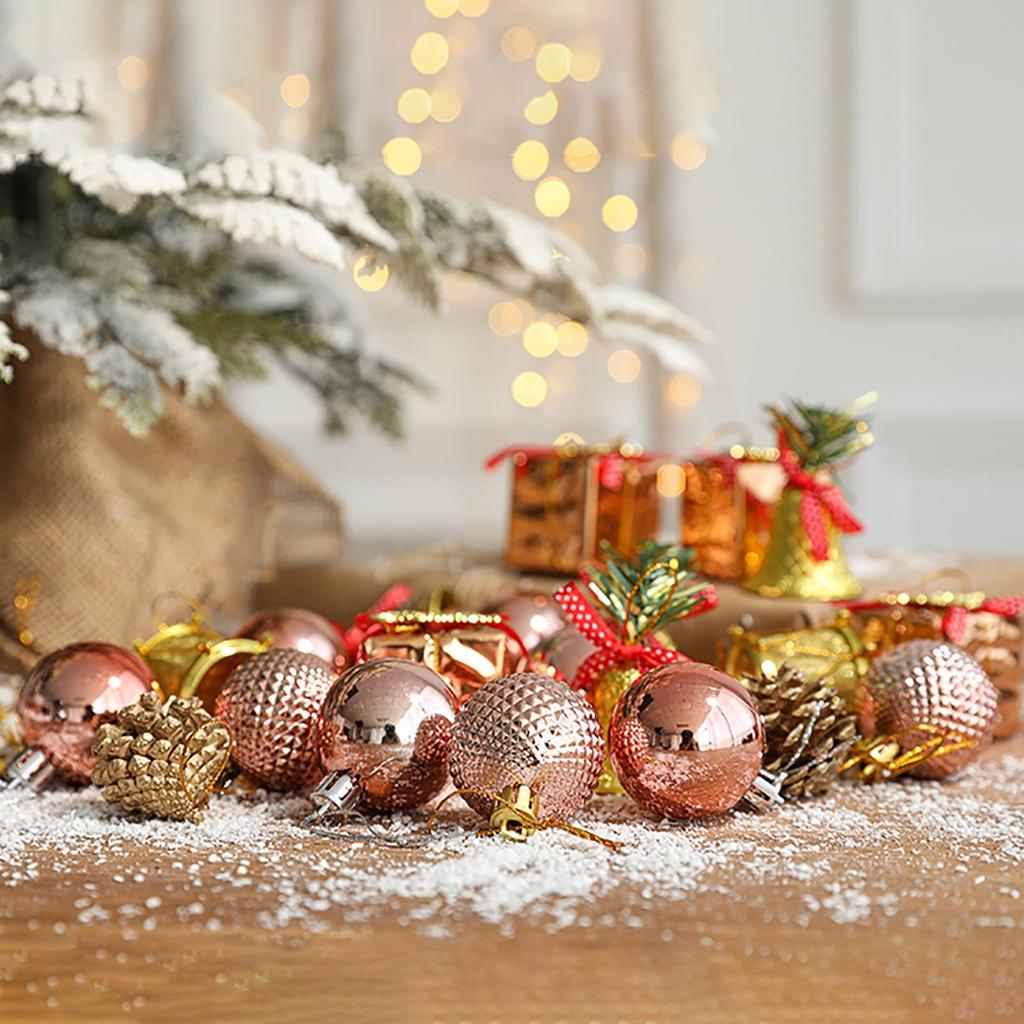 Christmas Balls Christmas Tree Decorations Christmas Balls 29 Sets Of Christmas Packages Colorful Balls Christmas Tree Decoration Balls