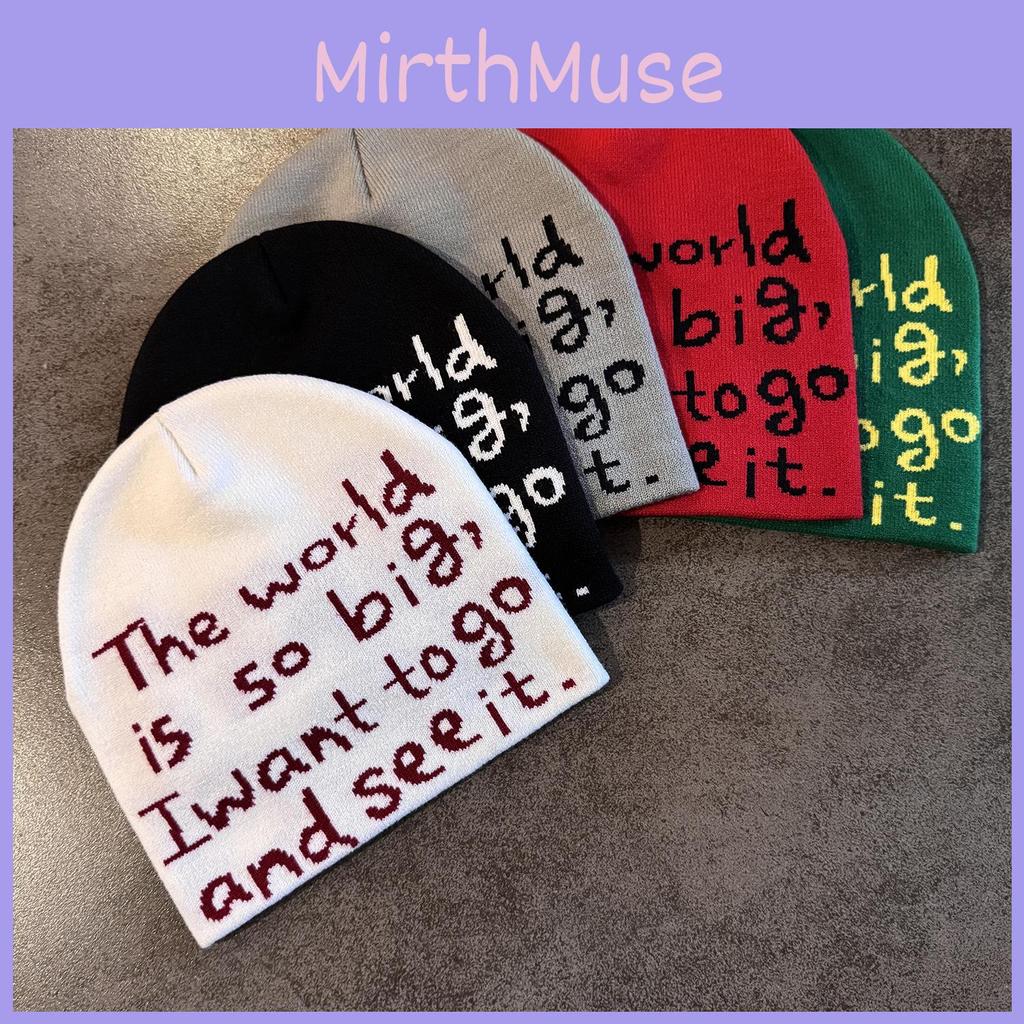 Trendy Knit Letter Beanie For Men Women Warmth And Sun Avoidance