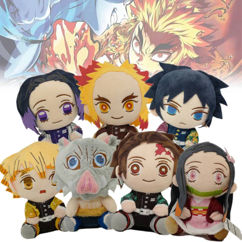 Demon Slayer Tanjirou Nezuko Plush Toy Stuffed Doll Pp Cotton Filled Fans Gift