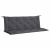 vidaXL Gartenbank-Auflage Anthrazit 150x(50+50)x7 cm Oxford-Gewebe