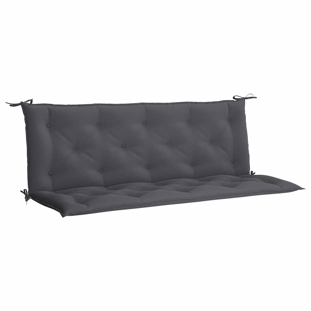 vidaXL Gartenbank-Auflage Anthrazit 150x(50+50)x7 cm Oxford-Gewebe