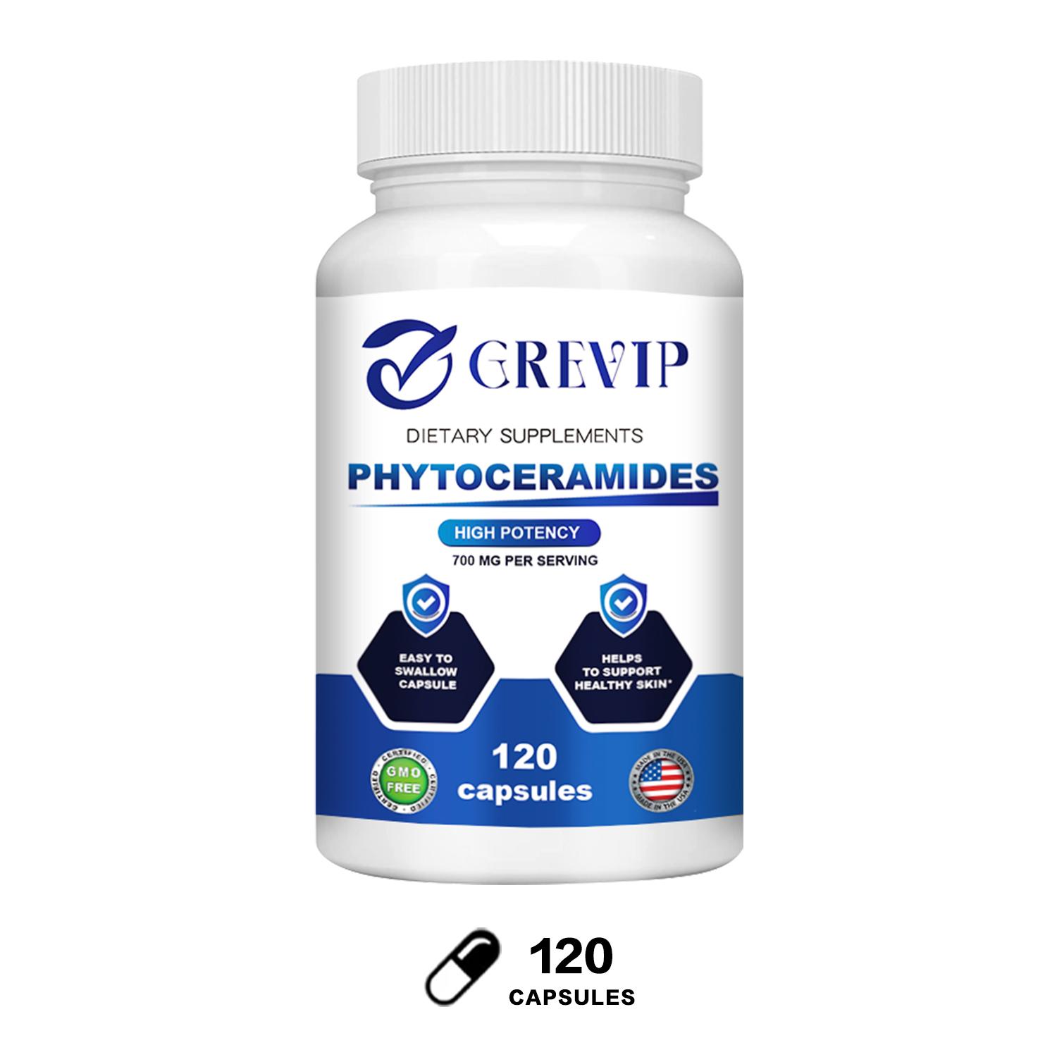 

Ceramide capsules, all-natural, 120 capsules, nutritional supplement, suitable for both men and women. 120*1
