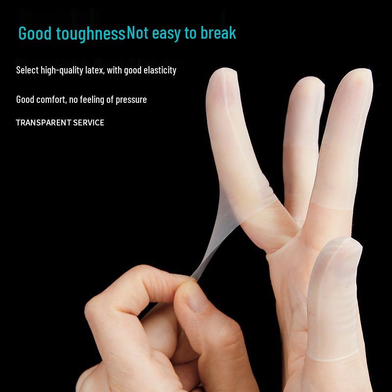 Waterproof Anti-slip Rubber Finger Cots for Microblading - Disposable, Cut-Proof, and Wear-Resistant