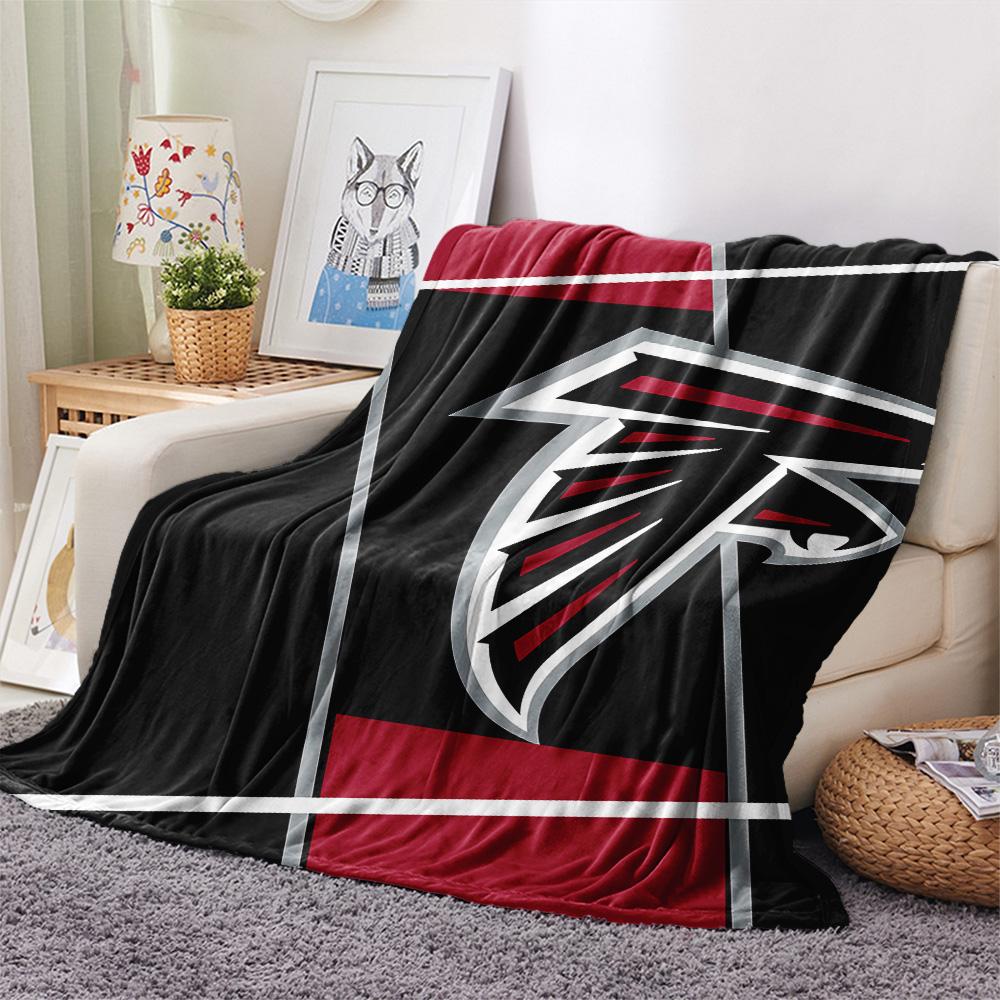 Atlanta Falcons Print Flannel Blanket, High quality Comfortable for All Seasons, Home Decor, Warmth and Comfort, Perfect for Christmas Gifts