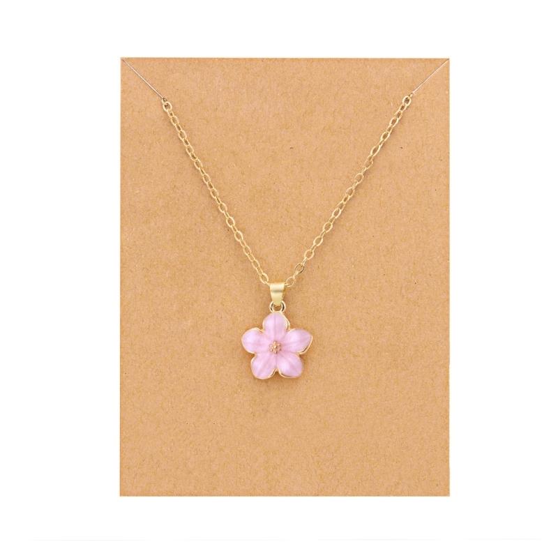 Elegant Cherry Pendant Necklace Dainty Alloy Chain Jewelry with Adjustable Length for Daily Wear and Special Occasions