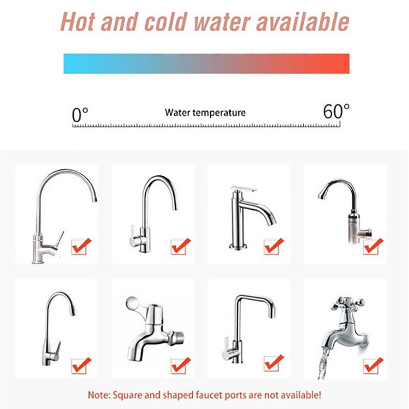 Universal Faucet Water Tap Head Rotating Water Purifier Activated Carbon Filter