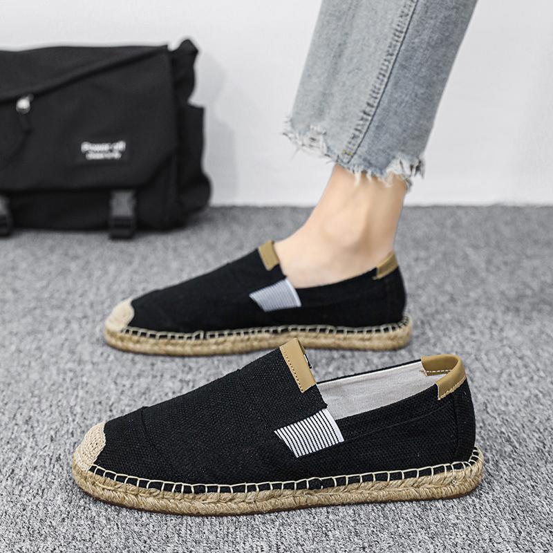 Canvas Shoes 2026 Men's Summer Trend Linen Fisherman Shoes Men's Breathable Casual Old Beijing Cloth Shoes