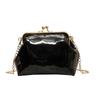 Glänzende PU-Damen-Umhängetaschen mit Ketten, Party-Umhängetaschen für Damen, modisch, vielseitig, neu