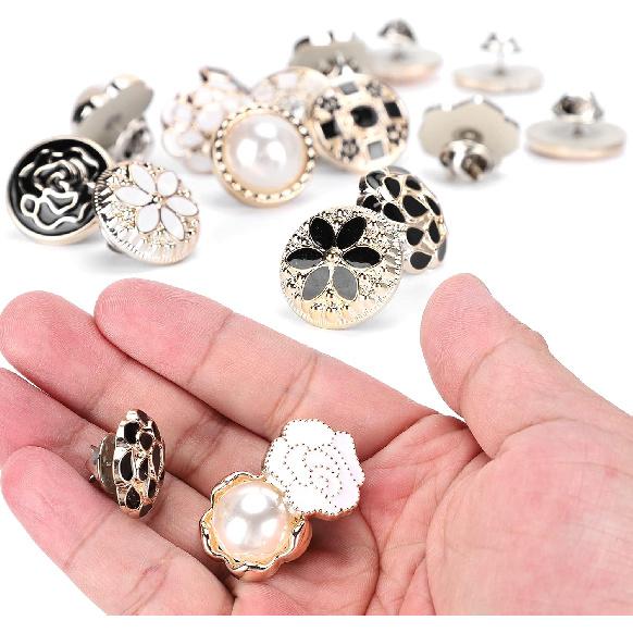 Cover Up Button Pins, 30PCS Brooch Pins for Clothes, Safety Brooch Buttons, Accidental Exposure Prevention Invisible Buttons for Women Girls Clothes