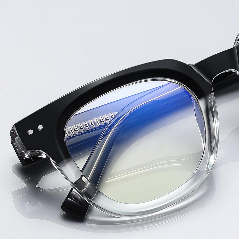 Spring Hinge Vintage Round Reading Glasses Women Men TR90 Blue Light Clear Readers Eyeglasses Magnifier Presbyopic Diopter 0~6.0