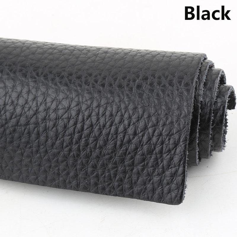 First-layer cowhide leather material, colored litchi pattern soft cowhide leather, handmade DIY fabric, 1.5mm thickness leather
