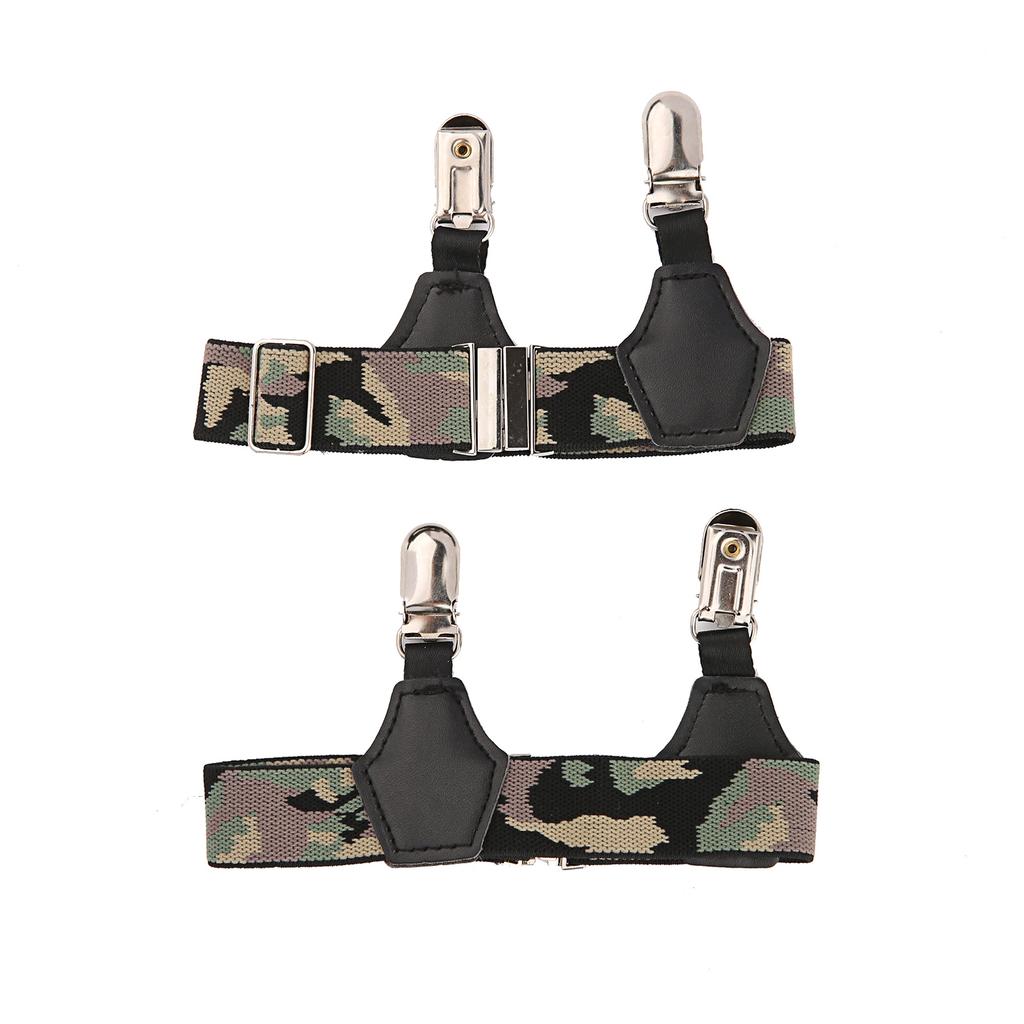 Unisex Sexy Tube Socks Garters Men Double Clips Man Suspenders Leg Single Clip Belt Hold Up Anti-slip Adjustable