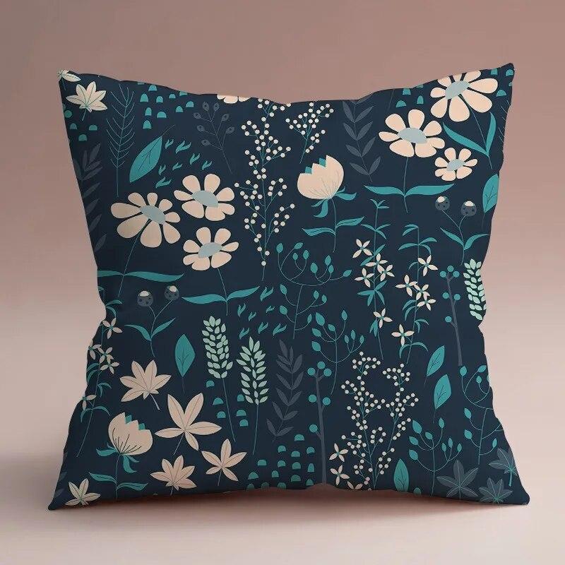 

Роскошный домашний декор, чехол для подушки в китайском стиле, креативный наволочка с цветочным узором и принтом, автомобильный чехол для дивана, наволочка 40x40cm