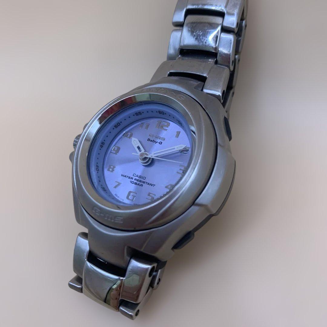

[USED] CASIO Baby-G MSG-501 Silver Watch G-ms