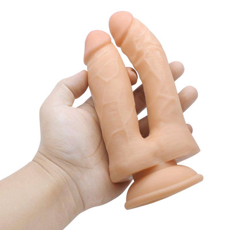 Büyük Silikon Çift Penetrasyon Yapay Penis Gerçekçi Anal Yapay Penis Yetişkin Oyuncaklar Fışkırtma Yapay Penis Vantuz