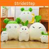 Adorable White Radish Plush Doll Soft Comfy Pillow High-quality Cotton Filling