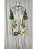 2026 Spring European and American Women's Casual Printed Three-Quarter Sleeve Pants Suit