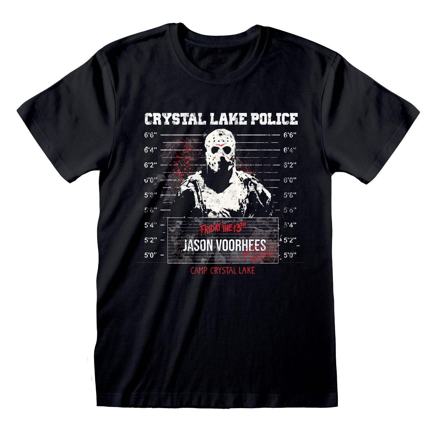 Friday The 13th Mug Shot Unisex T-Shirt XXXL