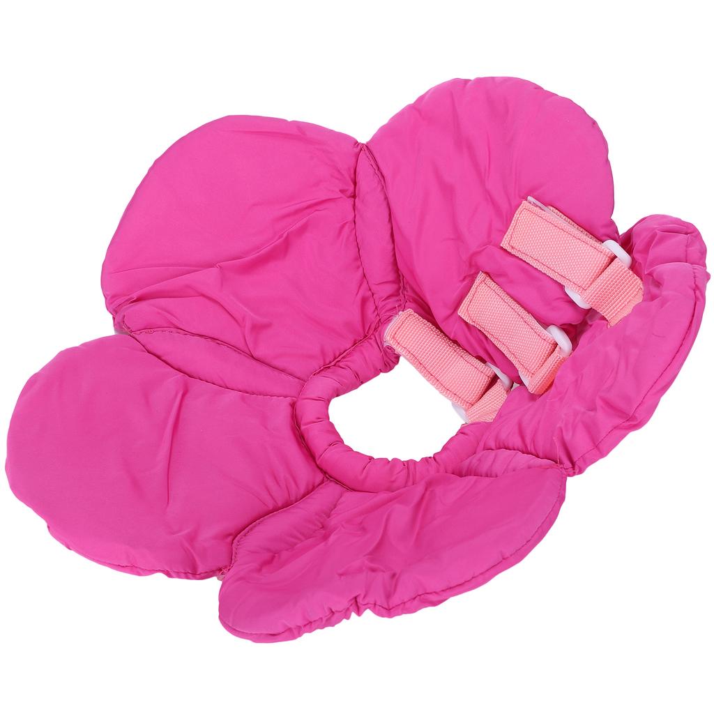 Ochranný obojek pro psa Nastavitelný obojek pro zotavení ran domácích mazlíčků Tvar květu Krční měkký obojek Fialový M