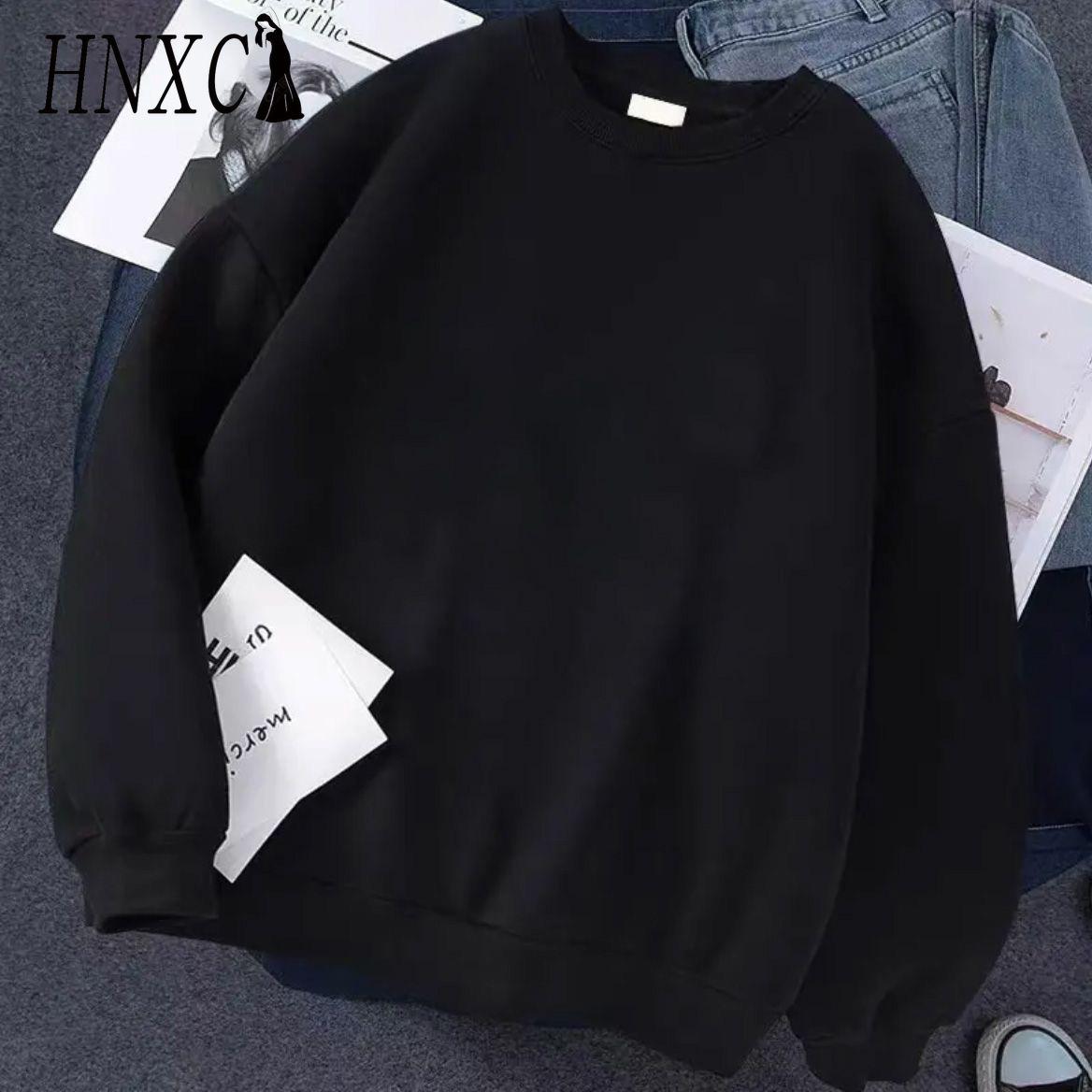 

HNXC Хлопковая футболка с длинным рукавом Мужская модная свободная рубашка с принтом Сострадательная XXXXXL чёрный